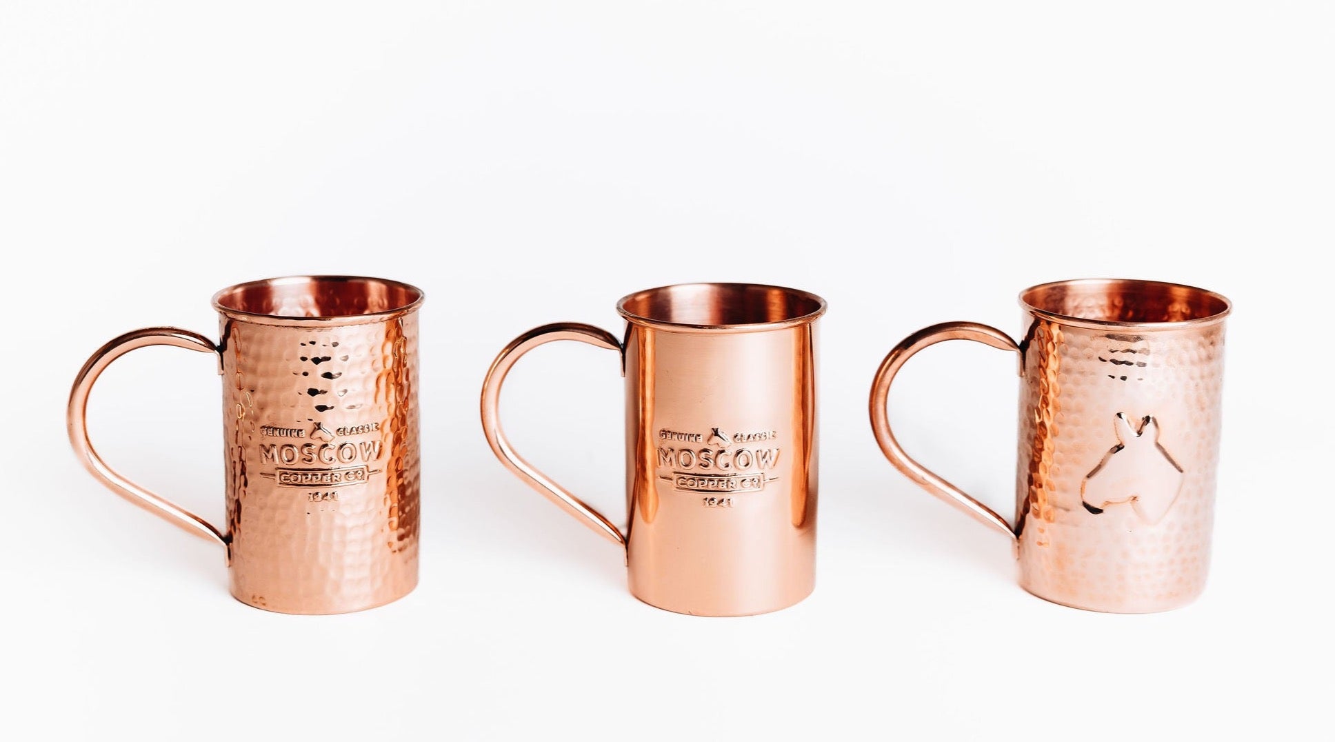 Moscow Map Engraved Copper Mug