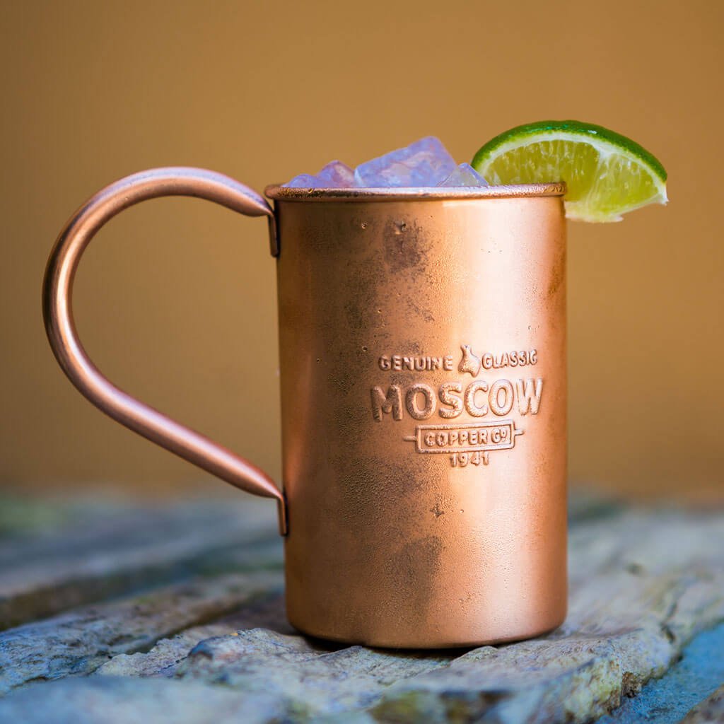 Copper Mug with Mocktail