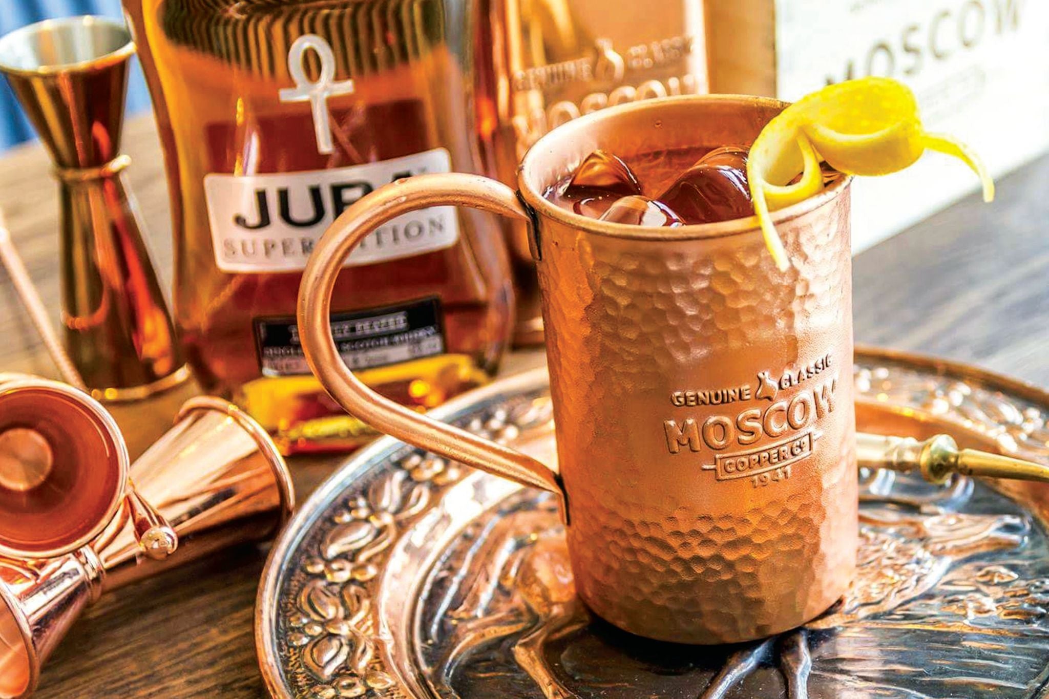 Smokey Donkey Scotch Cocktail Recipe With Ginger Ale Moscow Copper Co smokey-donkey-scotch-cocktail-recipe-with-ginger-ale-moscow-copper-co