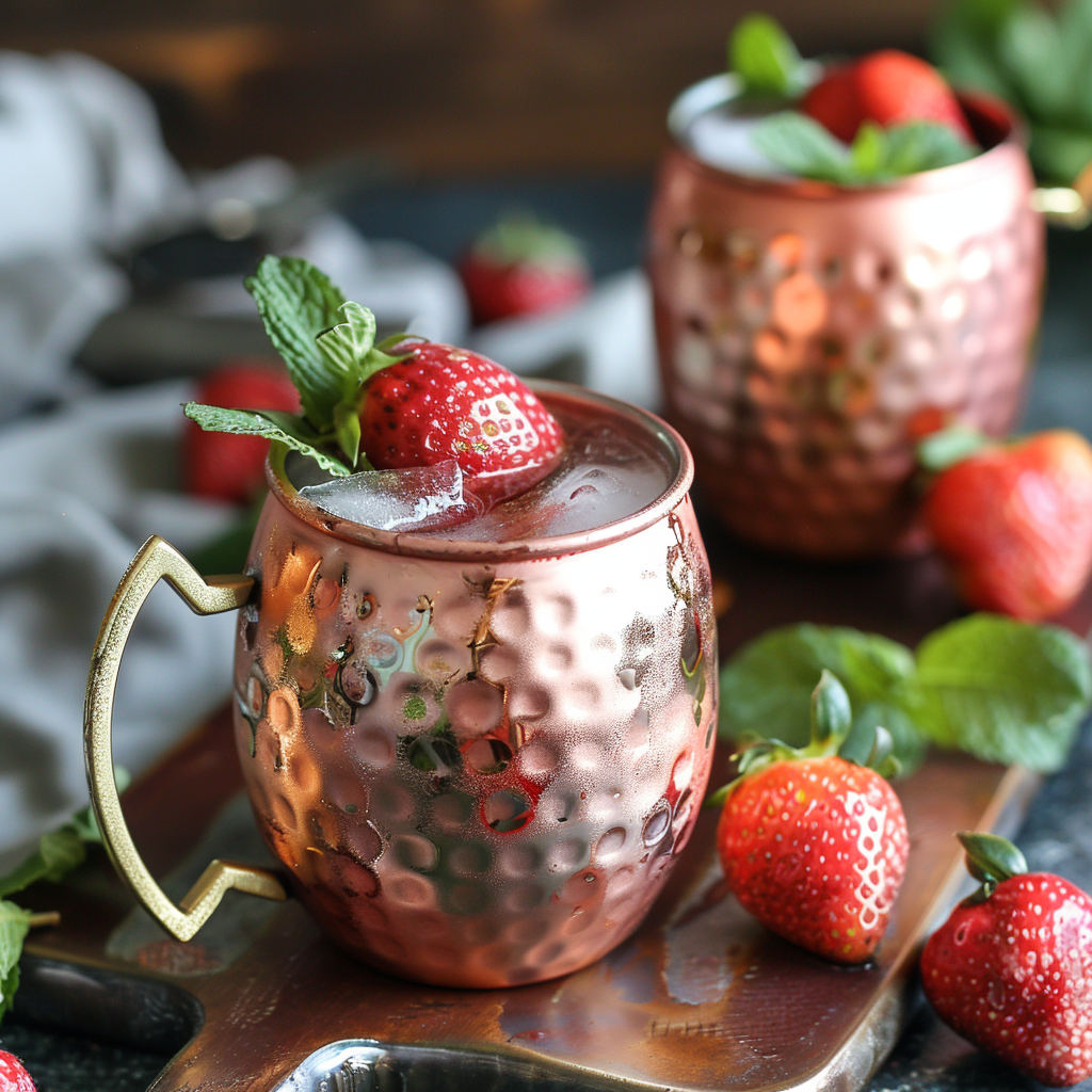 Savor the Flavor: Strawberry Moscow Mule Mocktail Recipe
