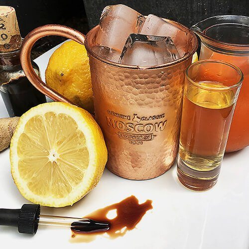 copper cup drinks