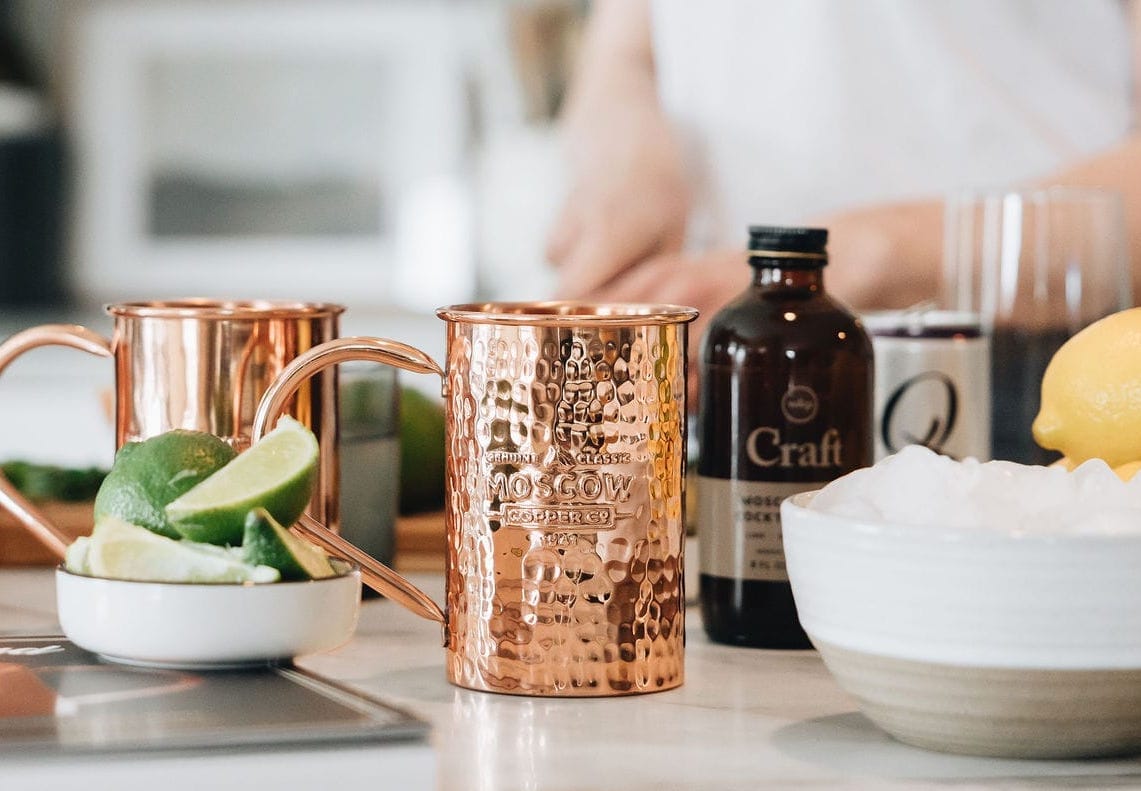 Buy a Moscow Mule Kit with Mug & Cocktail Supplies – Moscow Copper Co.