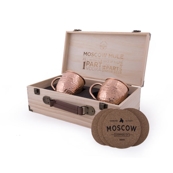 2-Pack Hammered Barrel Mugs by Moscow Copper Co. Buy Online!