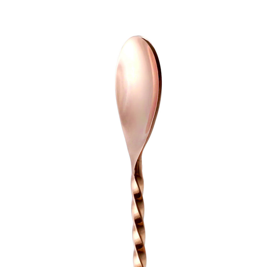 Easily mix any cocktail with Moscow Copper Co.'s copper bar spoon.