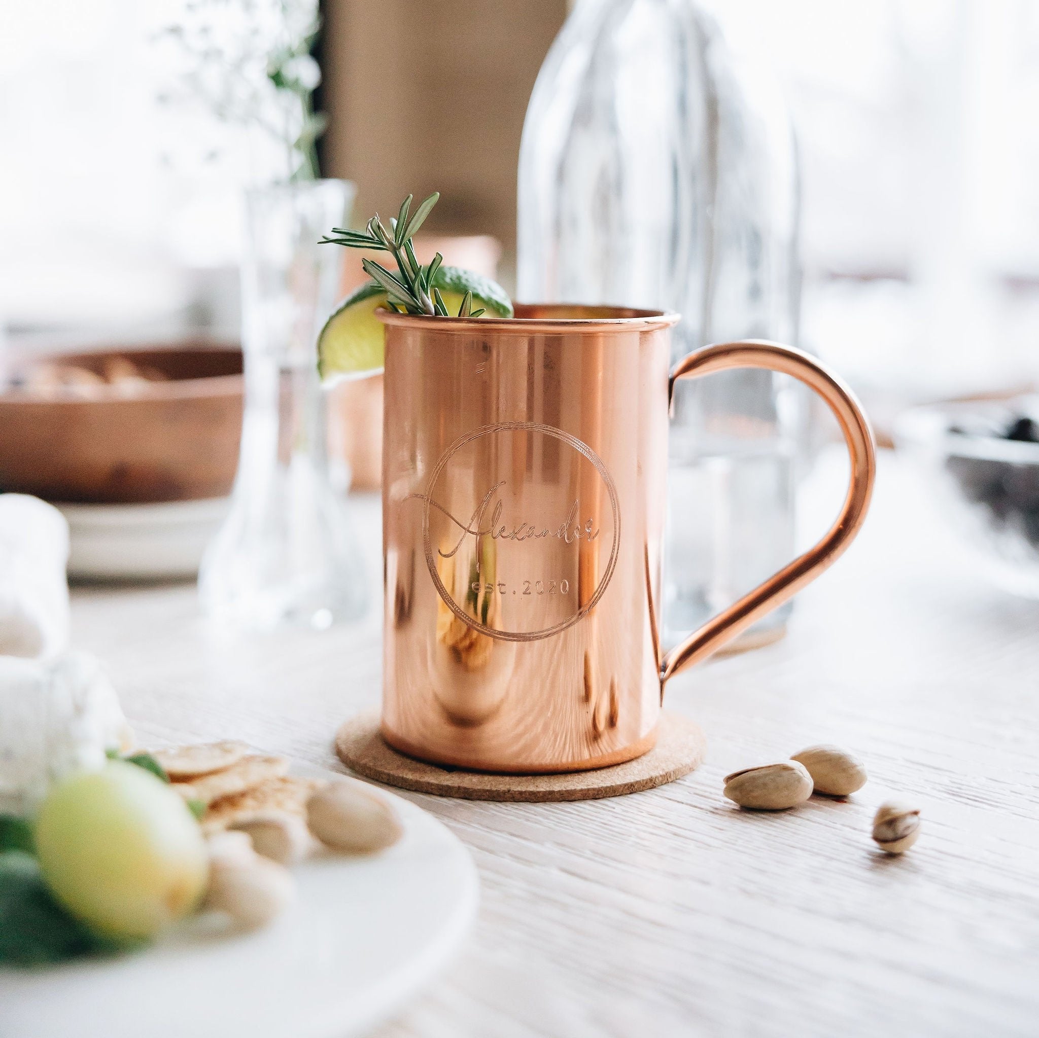 Custom Engraved Monogram Copper Mugs – Moscow Copper Co.